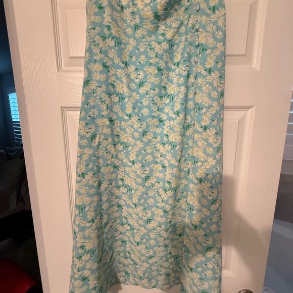 BCBGeneration Floral Blue Maxi Skirt - Picture 5 of 6